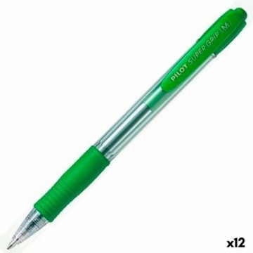 Pildspalva Pilot Supergrip Zaļš Чаша 0,4 mm 12 gb.