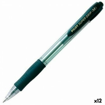 Ручка Pilot Supergrip Чёрный Чаша 0,4 mm 12 штук