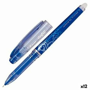 Ручка Pilot Frixion Point Стираемые чернила 0,25 mm Синий Игла (12 штук)