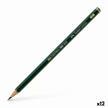 Pencil Faber-Castell 9000 Ecological Hexagonal B (12 Units)