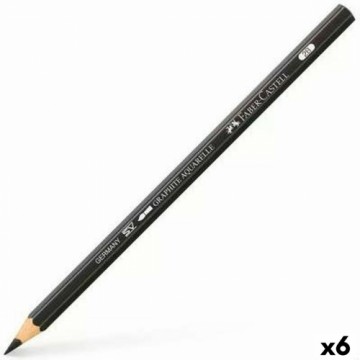 Карандаш Faber-Castell Graphite Aquarelle Акварель 2B (6 штук)