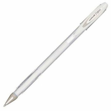 Liquid ink ballpoint pen Uni-Ball Rollerball Signo Angelic Colour UM-120AC Balts 12 gb.