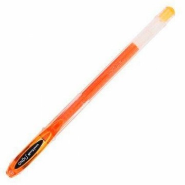 Liquid ink ballpoint pen Uni-Ball Rollerball Signo Basicos UM-120 Oranžs 12 gb.