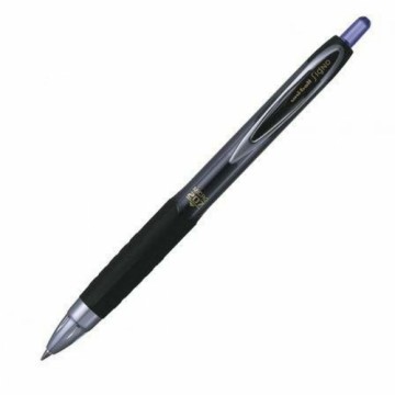 Liquid ink ballpoint pen Uni-Ball Rollerball Signo UM-207 Синий 12 штук