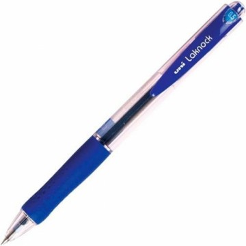 Liquid ink ballpoint pen Uni-Ball Rollerball Laknock SN-100 Чёрный 12 штук