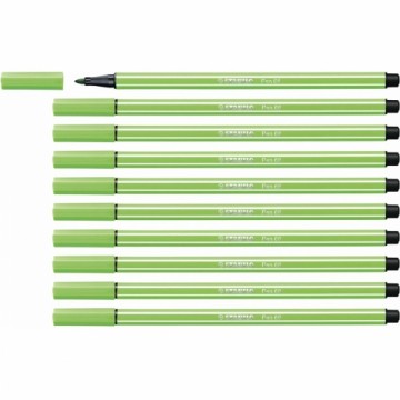 Фетр Stabilo Pen 68 Зеленый 10 штук