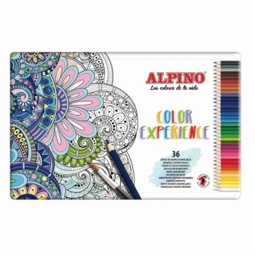 Акварельные цветные карандаши Alpino Color Experience Разноцветный 36 Предметы