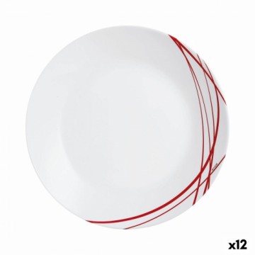 Плоская тарелка Arcopal Domitille Двухцветный Cтекло (25 cm) (12 штук)