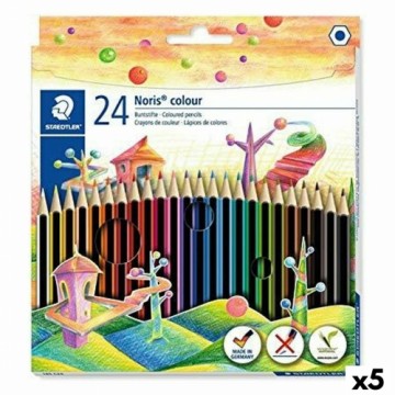 Цветные карандаши Staedtler Noris Colour Wopex набор (5 штук)