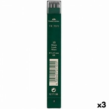 Zīmuļa svina nomaiņa Faber-Castell 6B 3,15 mm (3 gb.)