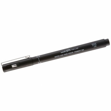 Постоянный маркер Uni-Ball PIN02-200(S) Чёрный (12 штук)