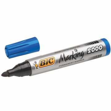 Permanentais marķieris Bic Marking 2000 Zils 12 gb.