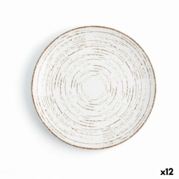 Плоская тарелка Ariane Tornado Керамика Двухцветный (Ø 21 cm) (12 штук)