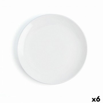 Flat plate Ariane Vital Coupe Ceramic White (Ø 31 cm) (6 Units)