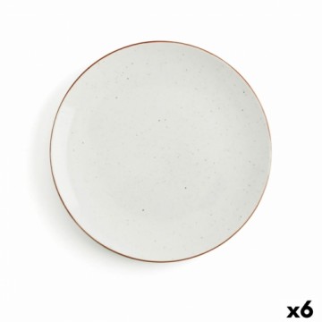 Плоская тарелка Ariane Terra Керамика Бежевый (Ø 27 cm) (6 штук)