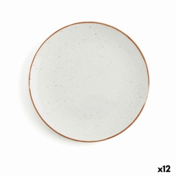 Плоская тарелка Ariane Terra Keramika Bēšs (Ø 21 cm) (12 gb.)