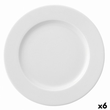 Плоская тарелка Ariane Prime Керамика Белый (Ø 29 cm) (6 штук)