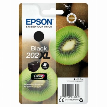 Картридж с оригинальными чернилами Epson Singlepack Black 202XL Claria Premium Ink Чёрный