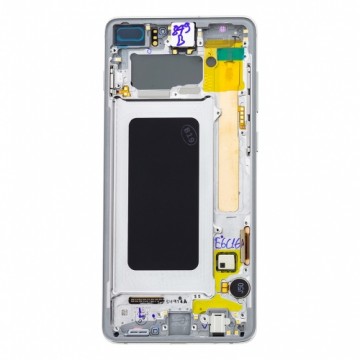 LCD display +Touch Unit Samsung G975 Galaxy S10+ White (Service Pack)