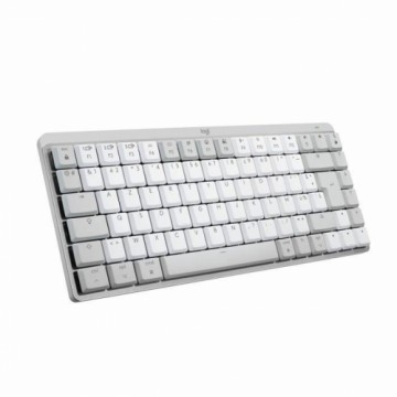 Bezvadu Klaviatūra Logitech MX Mini Mechanical for Mac Balts