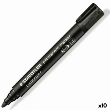 Permanentais marķieris Staedtler Lumocolor 352-9 Melns (10 gb.)