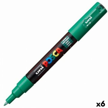 Фетр POSCA PC-1M Зеленый (6 штук)