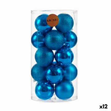 Krist+ Christmas Balls Set Zils PVC (12 gb.)