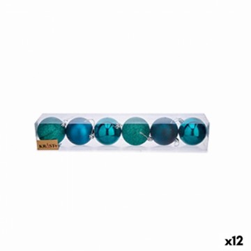 Krist+ Christmas Balls Set Синий Пластик (Ø 7 cm) (12 штук)