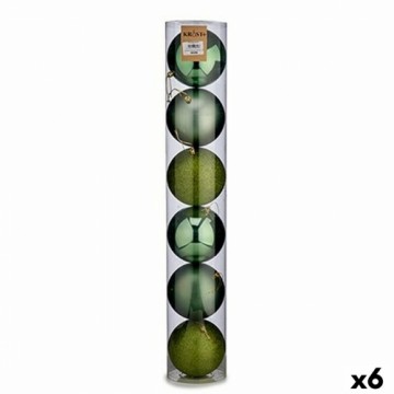 Krist+ Christmas Balls Set Зеленый Пластик (Ø 12 cm) (6 штук)