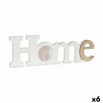 Gift Decor Фото рамка Home Белый Коричневый Деревянный MDF (40 x 13,5 x 1,7 cm) (6 штук)