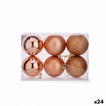 Krist+ Christmas Balls Set Varš Plastmasa (8 x 9 x 8 cm) (24 gb.)