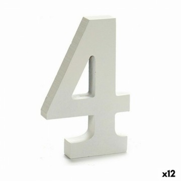Pincello Номера 4 Деревянный Белый (1,8 x 21 x 17 cm) (12 штук)