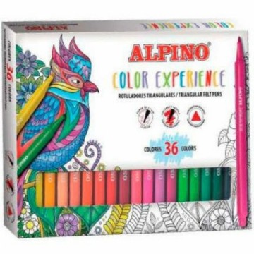 Набор маркеров Alpino Color Experience Разноцветный 36 Предметы