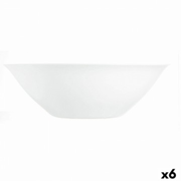 Salātu Trauks Luminarc Carine Balts Stikls (Ø 27 cm) (6 gb.)