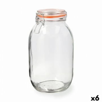 Pārtikas konservēšanas trauks Luminarc New Canette Caurspīdīgs Stikls (3 L) (6 gb.)