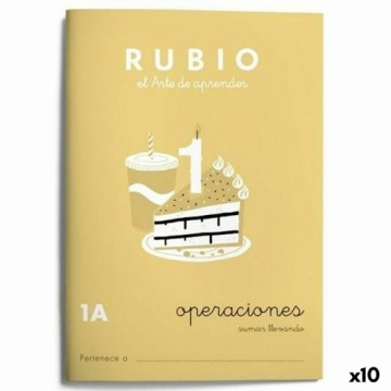 Mathematics notebook Rubio Nº1A Spāņu 20 Loksnes 10 gb.