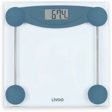Digitālie vannas istabas svari Livoo DOM426B Rūdīts stikls 180 kg