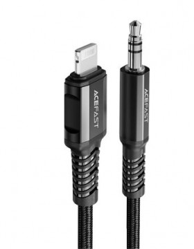 Acefast  
         
       Audio cable MFI Lightning - 3.5mm mini jack (male) 1.2m, AUX 
     Black