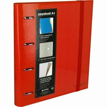 Папка-регистратор Grafoplas Carpebook Красный (32 x 28 x 4 cm)