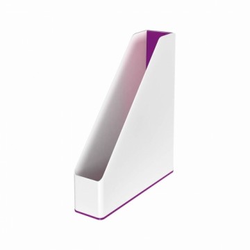 Magazine rack Leitz White Violet A4 polystyrene 7,3 x 31,8 x 27,2 cm