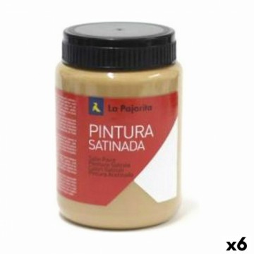 Tempera La Pajarita Siena L-05 Жёлтый сатин Школьный (35 ml) (6 штук)