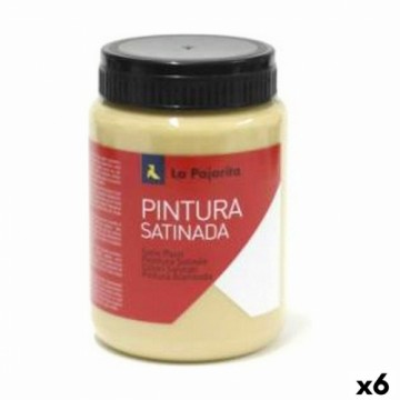 Tempera La Pajarita Siena L-04 Dzeltens Satīna apdare Skolas (35 ml) (6 gb.)