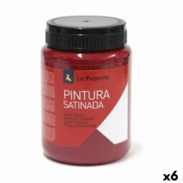 Tempera La Pajarita Carmin L-09 Sarkans Satīna apdare Skolas (35 ml) (6 gb.)