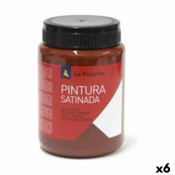 Tempera La Pajarita L-08 Oxide Sarkans Satīna apdare Skolas (35 ml) (6 gb.)