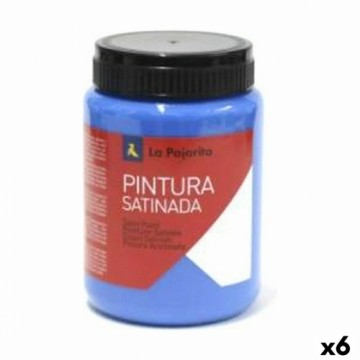 Tempera La Pajarita Intense L-12 Zils Satīna apdare (35 ml) (6 gb.)