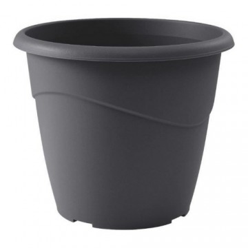 Plant pot EDA Marina Grey Dark grey polypropylene Circular Ø 40 x 33,7 cm