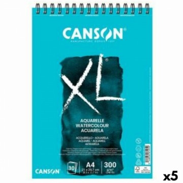 Drawing pad Canson XL Aquarelle 20 Loksnes A5 Balts 5 gb. 300 g/m²