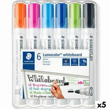 Set of Markers Staedtler Lumocolor 351 Whiteboard 6 Pieces (5 Units)