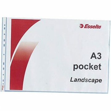 Чехол Esselte Landscape Pocket Горизонтальный Прозрачный A3 полипропилен 10 штук