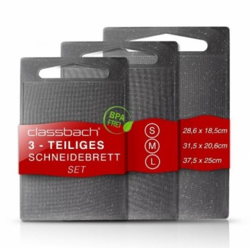 Set of 3 Cutting boards Classbach CSB4012KGR